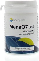 Springfield Nutraceuticals - MenaQ7 360 mcg vitamine K2 30 vegicaps