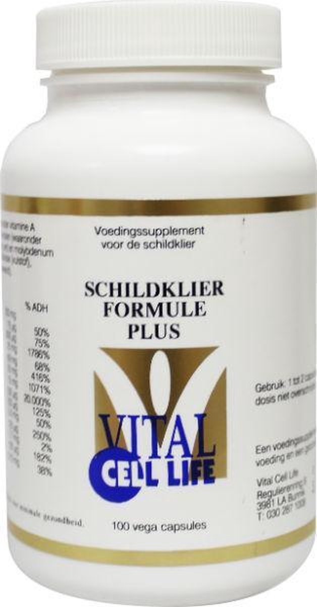 Vital Cell Life Schildklierformule Plus Capsules 100 st - Vital Cell Life