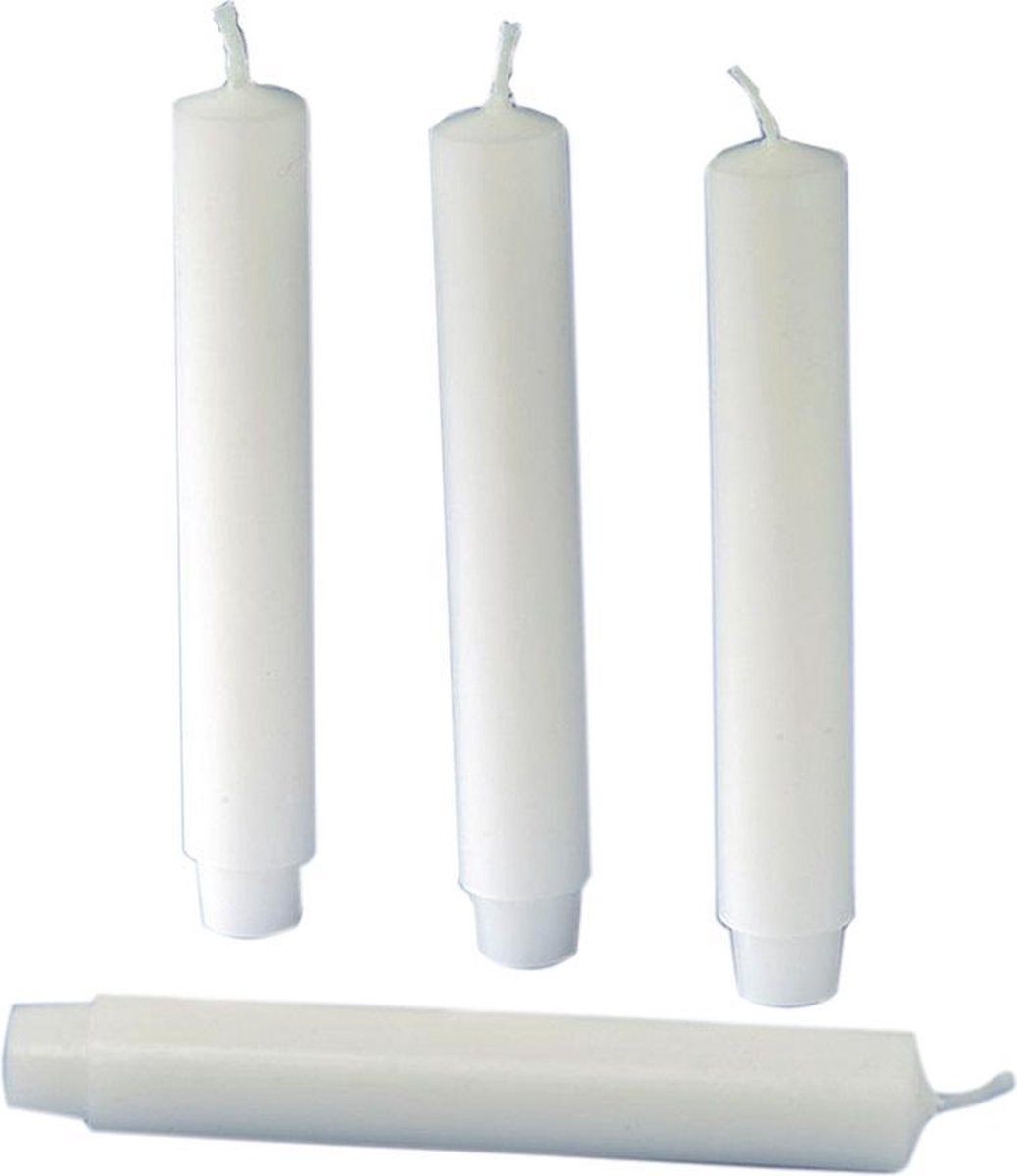 Tib Lampionkaarsen 10 Cm Wax Wit 4 Stuks
