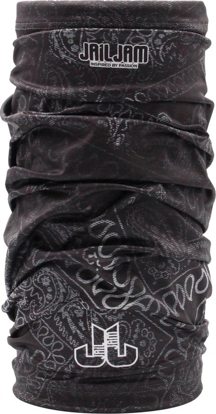 Jail Jam Nekwarmer Tec Tube Polyester/elastaan Zwart Maat One-size