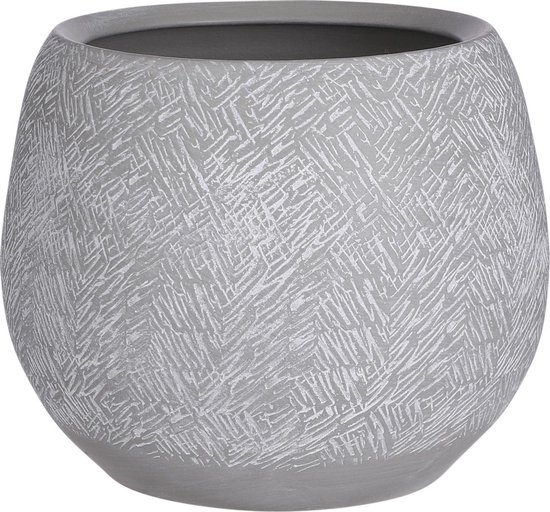 Mica Decorations Palm leaf Flowerpot - 29x29x25cm Mica Decorations Palm leaf Flowerpot - 29x29x25cm