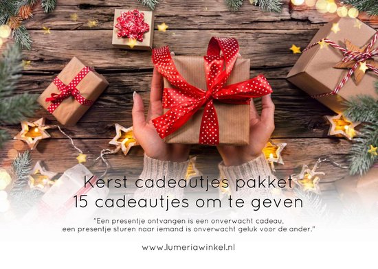 Vruchtbaar Moedig aan vuist Sinterklaas en Kerst pakjes pakket | bol.com