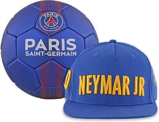 Casquette plate Paris Saint-Germain Neymar + ballon Paris Saint-Germain No2  | bol.com