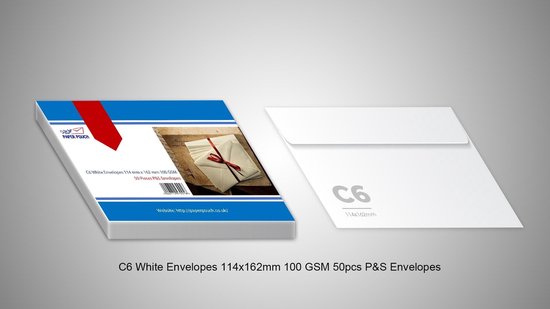 Blake Creative Colour C6 114 x 162 mm 120 g/m² Enveloppes Bande Adhésive (15106) Boîte de Pilier Rouge - Boîte de 25