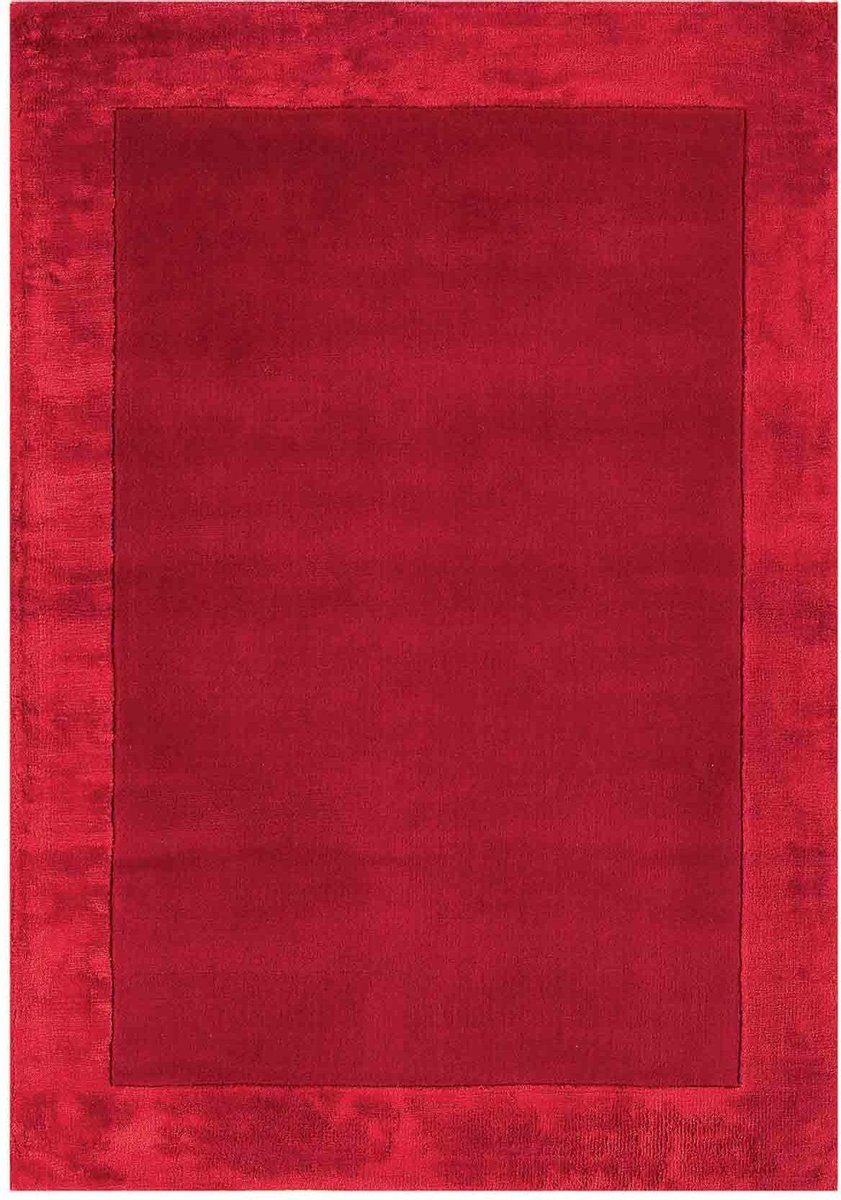 Easy Living - Ascot-Rug-Red Vloerkleed - 160x230  - Rechthoek - Laagpolig Tapijt - Klassiek - Rood