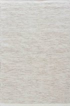 MOMO Rugs - Teppe White Naturel Vloerkleed - 160x230 cm - Rechthoekig - Laagpolig, Structuur Tapijt - Industrieel, Landelijk, Scandinavisch - Beige