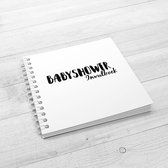 Invulboek SilliBeads - Het Babyshower Invulboek - Hardcover Wire-o (ZWART-WIT)