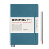 Leuchtturm1917 A5 Medium Notitieboek lined Stone Blue - Notebook - 4004117587412