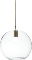 MLK - Hanglamp - 1 lichts - E27 - Transparant - ca. 30cm (L/T) x 30cm (B) x 36cm (H) ca. 1900 g - Kabel lengte  ca. 180cm