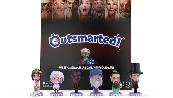 Afbeelding van het spel Outsmarted  Standaard Editie  - Trivia - TV Quiz - Bordspel - Gezelschapsspel