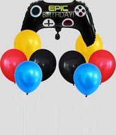 Game - Ballonnen set - Controller - Verjaardag - Gamer - 11 delig