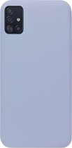 ADEL Premium Siliconen Back Cover Softcase Hoesje Geschikt voor Samsung Galaxy A71 - Lavendel Grijs