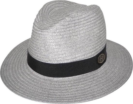 Chapeau de soleil Phoenix Panama résistant aux UV - Femmes & Hommes - UPF50 + - Taille: 58cm - Couleur: Grijs clair
