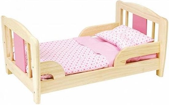Pintoy - Houten Poppen Schommelbed - 53 cm van Pintoy — afbeelding 4