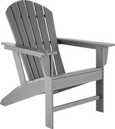 tectake -tuinstoel -Janis-ergonomische vorm met licht holle rugleuning-grijs-403792