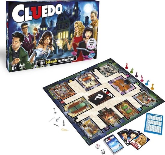 Thumbnail van een extra afbeelding van het spel Cluedo - Bordspel - Hasbro