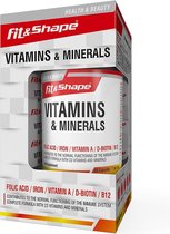 Fit&Shape Vitamine & Mineralen Immuun 60 capsules (o.a. Vitamine D3, Zink & Vitamine C)
