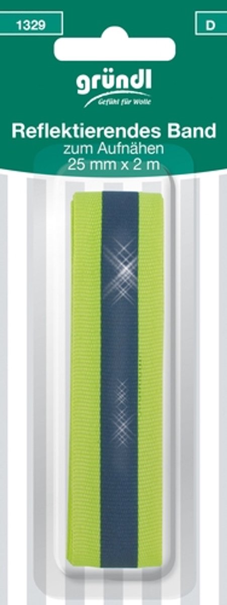 1329 Refelecterende band neon groen