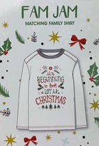 Kerst shirt - It's beginning to look a lot like Christmas - Wit - Maat 110 / 116