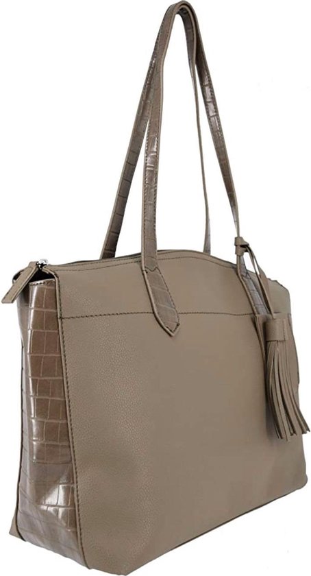 Shopper David Jones Taupe bol