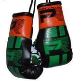 Punch Round Mini Carhanger Bokshandschoenen Zwart Groen Oranje Punch Round Carhanger Mini bokshandschoenen