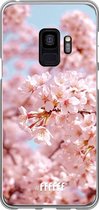 Samsung Galaxy S9 Hoesje Transparant TPU Case - Cherry Blossom #ffffff
