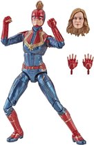 Captain Marvel 15 cm Legends Series - Captain in costume - Beeldje voor verzamelaars, kinderen en fans