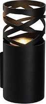 QAZQA arre - Design Wandlamp voor binnen - 1 lichts - Ø 80 mm - Zwart -  Woonkamer | Slaapkamer | Keuken