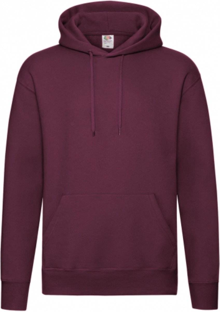 Premium Hooded Sweat Bourdeaux – Fruit of the Loom Bordeaux