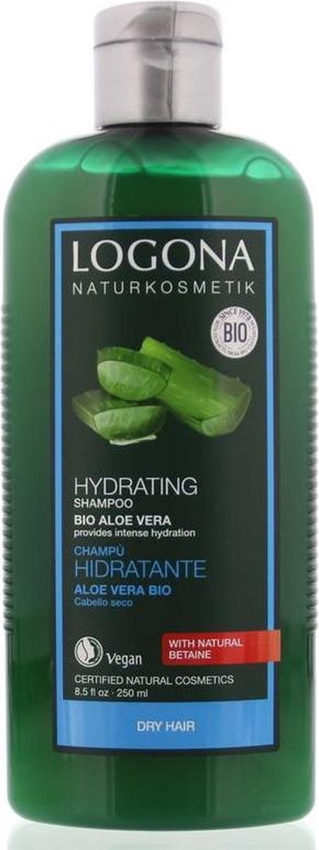 Logona Shampoo Moisturizing Bio Aloe Vera, 250 Ml