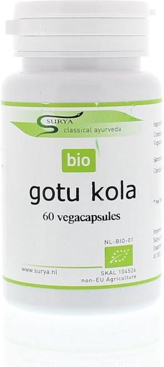 Surya Gotu Kola Bio Centalla Asiatic, 60 Pcs