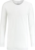 T-shirt Lange Mouw Ronde Hals Wit (9901000602 - 200 - White)