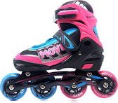 MOVE Fast girl - Inline skates voor kind - Roze - Maat 34-37 - Verstelbaar - Cadeau - Skeelers