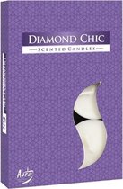 Geurtheelichtjes Diamond Chic 6 Stuks