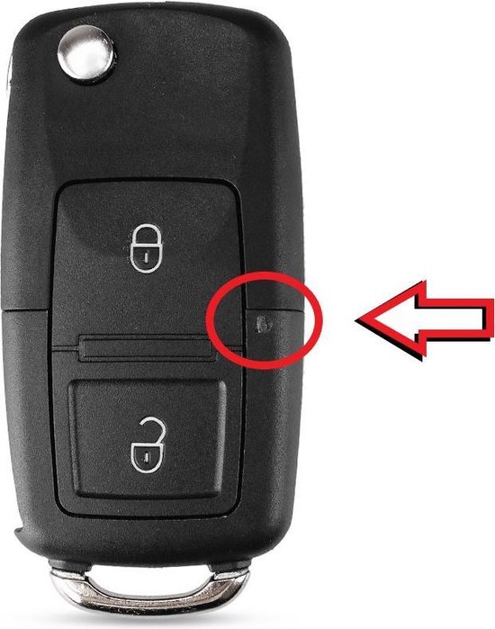 Algebra ontvangen leugenaar Volkswagen sleutel VW 2 knop klapsleutel behuizing / sleutelbehuizing /  sleutel... | bol.com