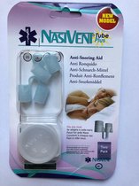 Nasivent® tube plus ( Nasalvent ®) two pack, maat S. verbeterde pasvorm stop snurken/beter slapen