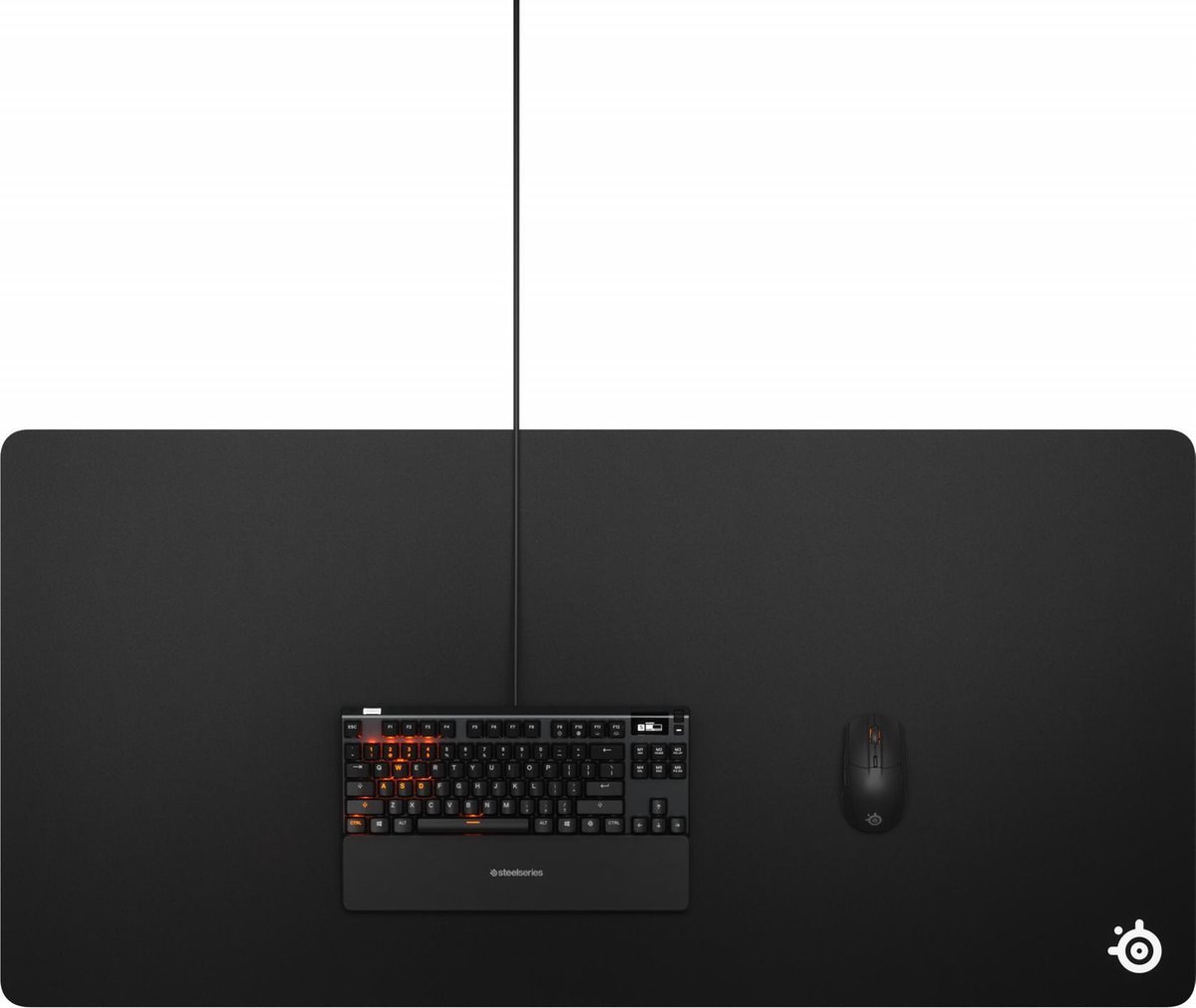 SteelSeries QcK 3XL - Tapis de souris gaming - Taille 3XL (1220mm x 590mm x  2mm)