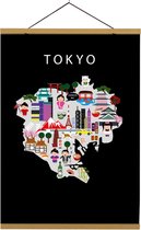 Kaart van Tokyo | B2 poster | 50x70 cm | Maison Maps