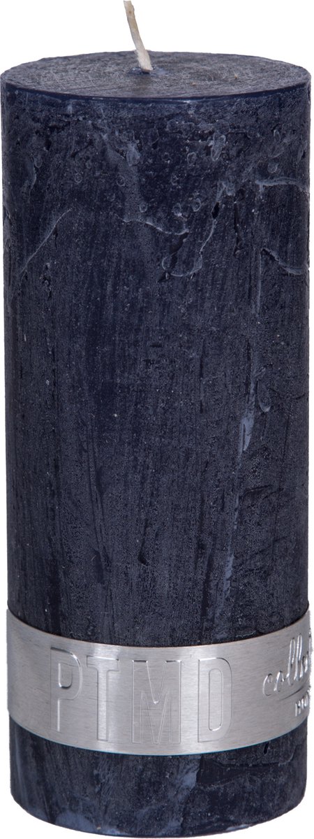 PTMD  kaars night blauw 12x5cm