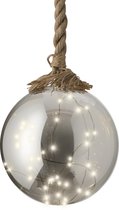 LED kerstbol - Kerst - aan touw - 20x80cm - 40 LED warm-wit - voor binnen - op batterijen - Lumineo