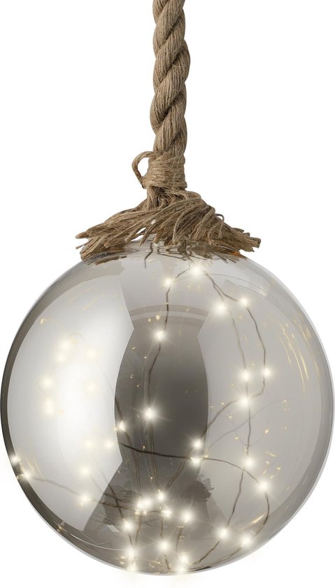 Pelmel voorkant overal LED kerstbol - Kerst - aan touw - 20x80cm - 40 LED warm-wit - voor binnen -  op... | bol.com