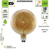 Filament LED lamp draad E27 220V 8W 3000K