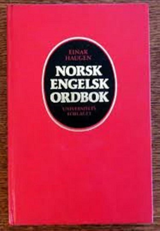 NorwegianEnglish Dictionary 9788200065463 E. Haugen Boeken