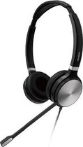 Yealink UH36 Dual Headset Bedraad Hoofdband Kantoor/callcenter USB Type-A Zwart, Zilver