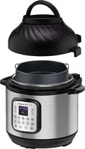 Bol.com Instant Pot Duo Crisp 76L multicooker met airfryer - 11-in-1 - snelkookpan - pressure cooker - rijstkoker - slowcooker -... aanbieding