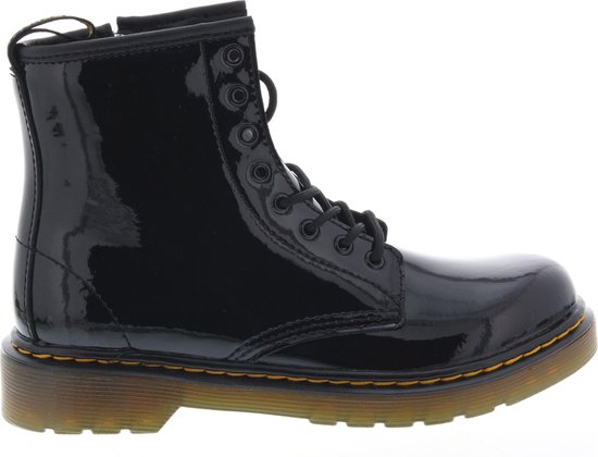 Dr. Martens - Delaney - Schoenen met rits en veter - Meisjes - Black softy - Maat 31