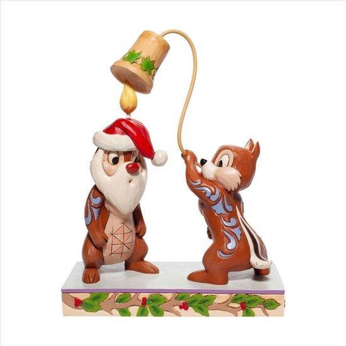 Enesco - Disney Christmas Chip 'n' Dale Figurine