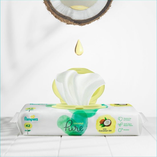 Pampers Harmonie Aqua Babydoekjes 9 X 48 Stuks En Sensitive Babydoekjes 12 X 52 Stuks 301745