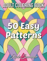 50 Easy Patterns Adult Coloring Book - Jade Summer