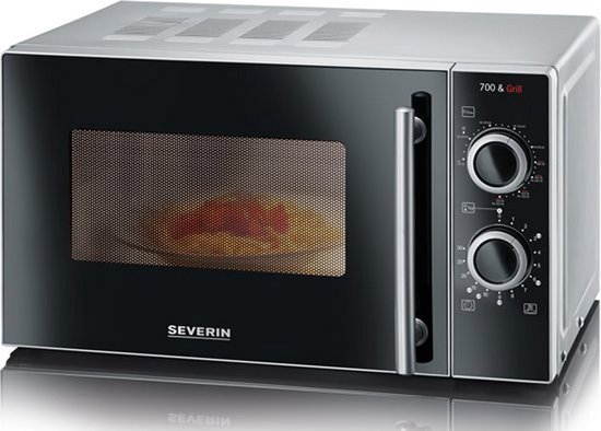 Severin MW 7875 Magnetron met grill, zilver